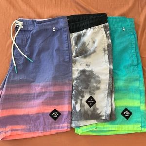 3 Pairs of American Eagle Swim Trunks Size Medium